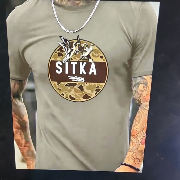 Sitka Gray Men's T-Shirt - Picture 2 of 6